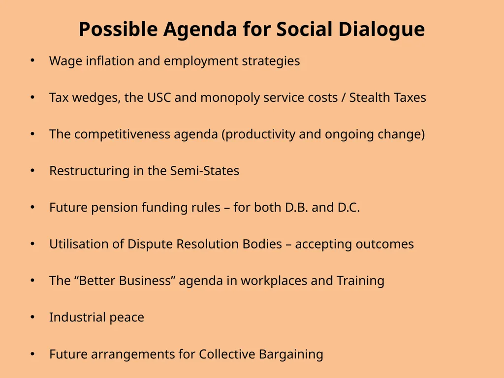 “Prospects for Pay and Industrial Relations in the - slide 5 of 5