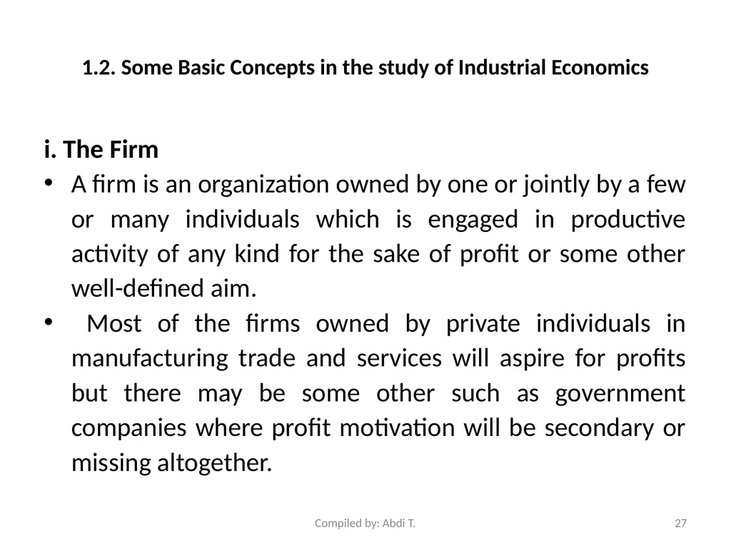 CHAPTER ONE INTRODUCTION Chapter objectives: After - slide 27 of 71