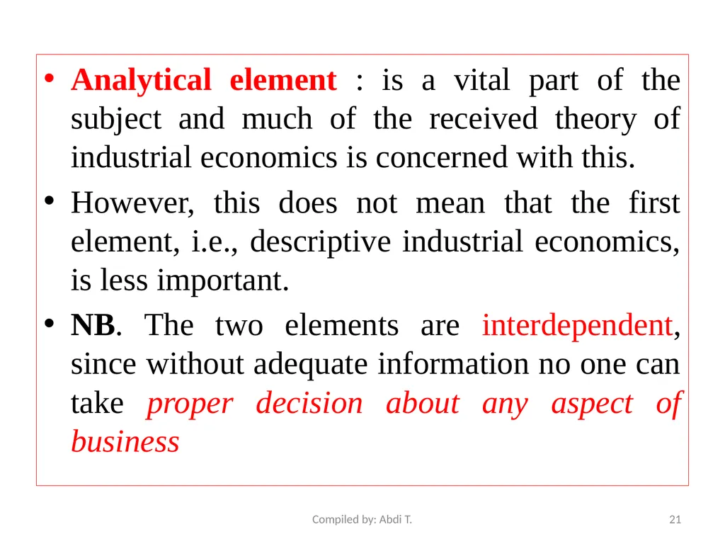 CHAPTER ONE INTRODUCTION Chapter objectives: After - slide 21 of 71