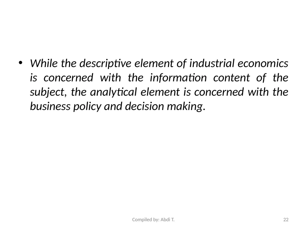 CHAPTER ONE INTRODUCTION Chapter objectives: After - slide 22 of 71