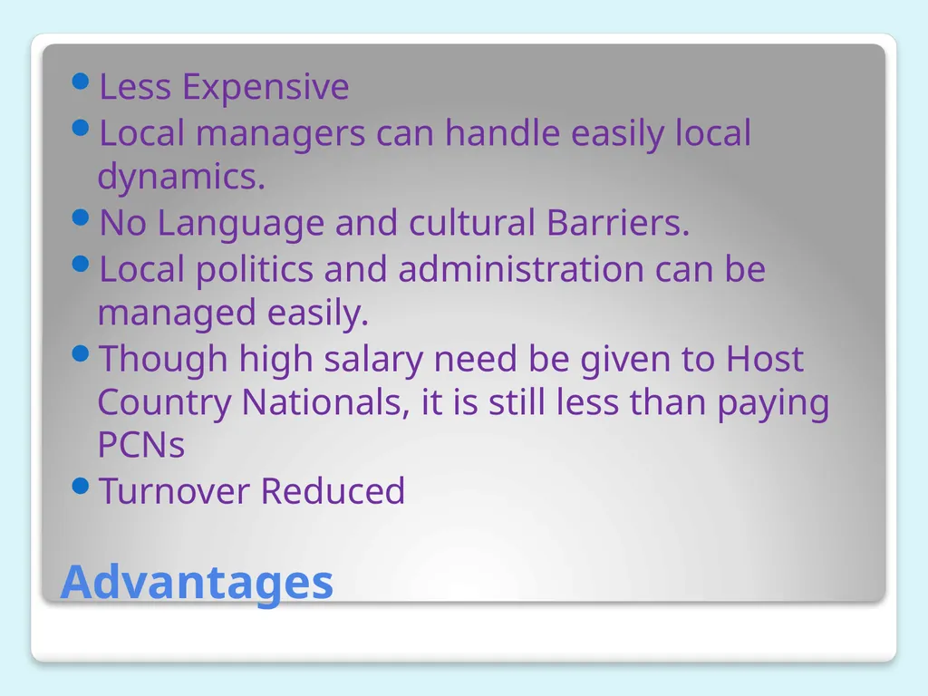 INTERNATIONAL HUMAN RESOURCES MANAGEMENT - slide 16 of 27