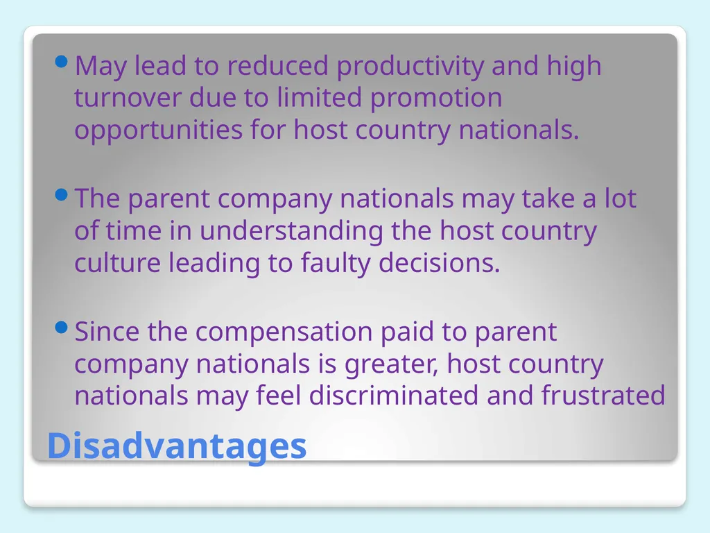 INTERNATIONAL HUMAN RESOURCES MANAGEMENT - slide 11 of 27