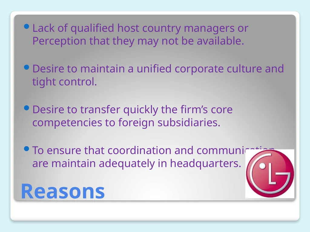 INTERNATIONAL HUMAN RESOURCES MANAGEMENT - slide 9 of 27