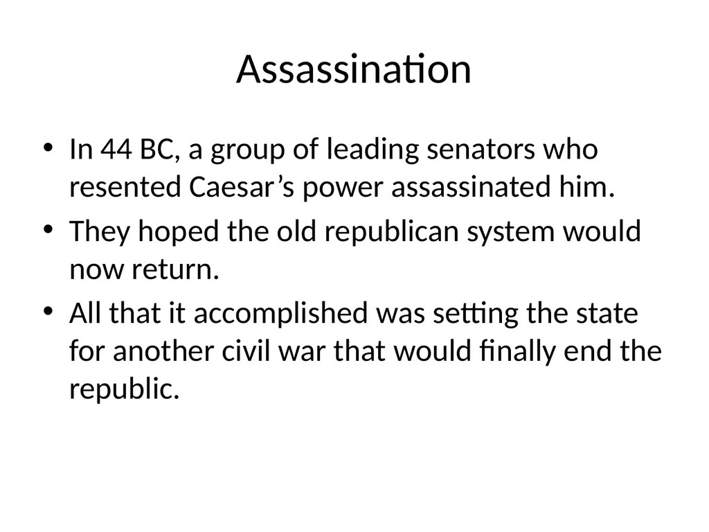 Lesson 2 From Republic to Empire Page 133 in your - slide 14 of 28