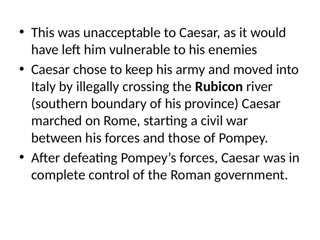 Lesson 2 From Republic to Empire Page 133 in your - slide 11 of 28