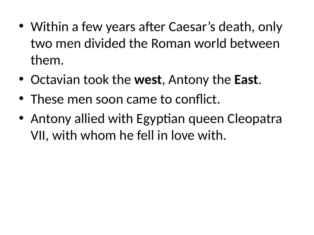 Lesson 2 From Republic to Empire Page 133 in your - slide 20 of 28