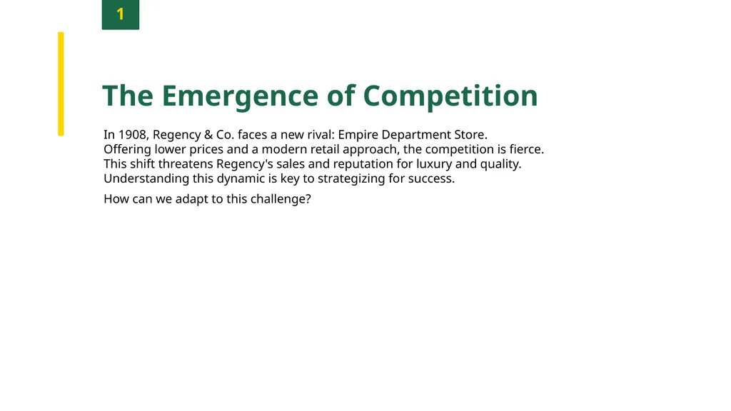 Navigating Retail Challenges: Lessons from Regency - slide 3 of 12