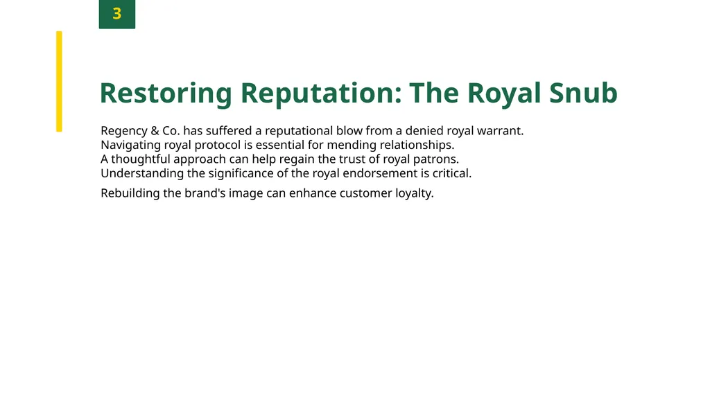 Navigating Retail Challenges: Lessons from Regency - slide 5 of 12