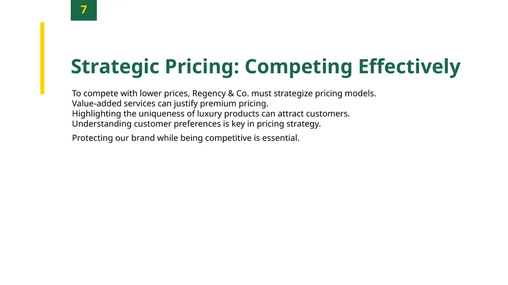 Navigating Retail Challenges: Lessons from Regency - slide 9 of 12