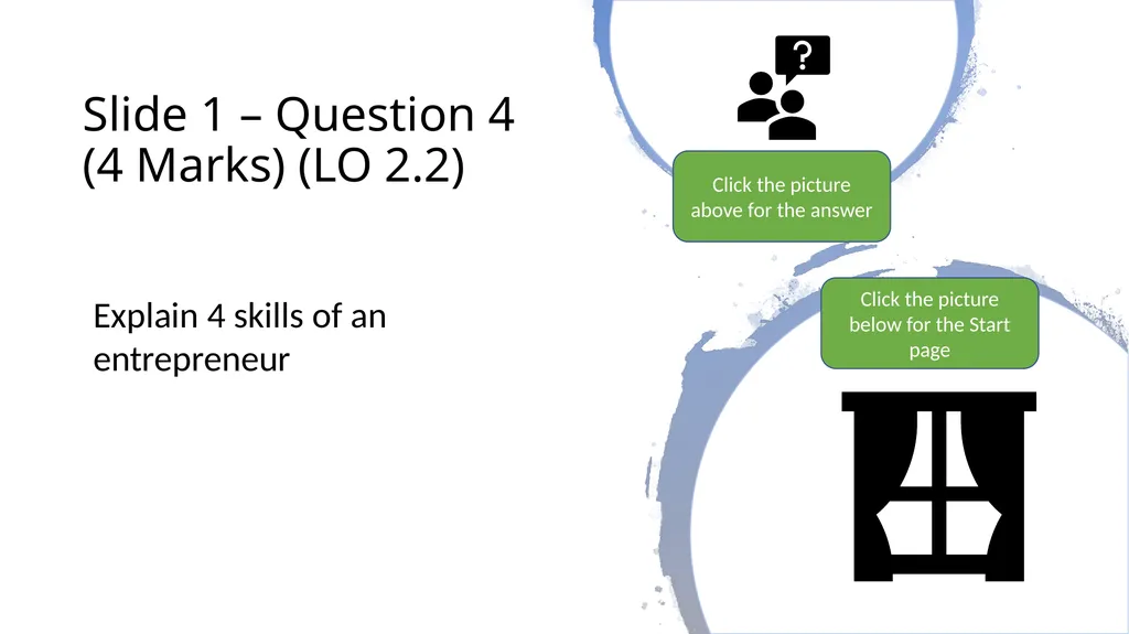 Quiz (Dice) Junior Cycle Business Stand 2 Game - slide 16 of 81