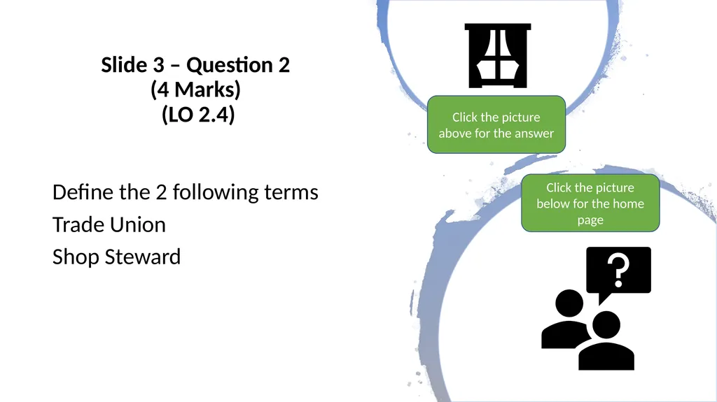 Quiz (Dice) Junior Cycle Business Stand 2 Game - slide 36 of 81