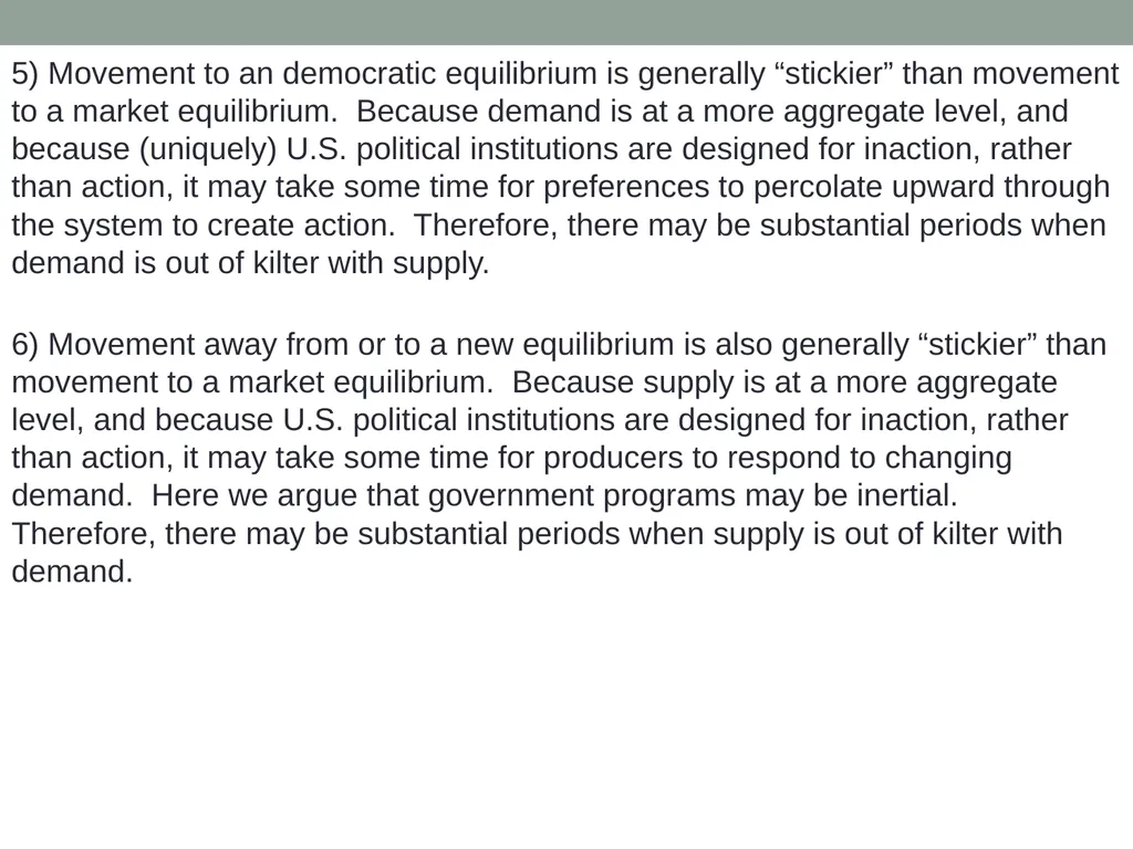 Markets Versus Governmental Allocation Normative - slide 22 of 28