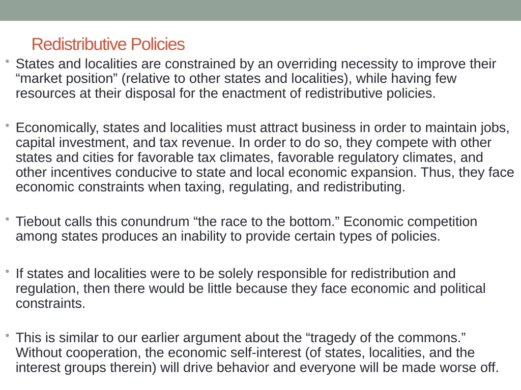 Markets Versus Governmental Allocation Normative - slide 13 of 28