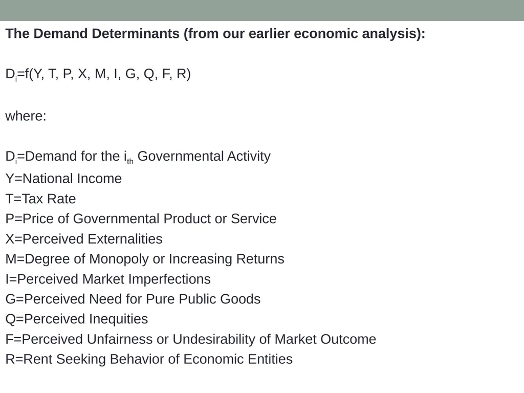 Markets Versus Governmental Allocation Normative - slide 17 of 28