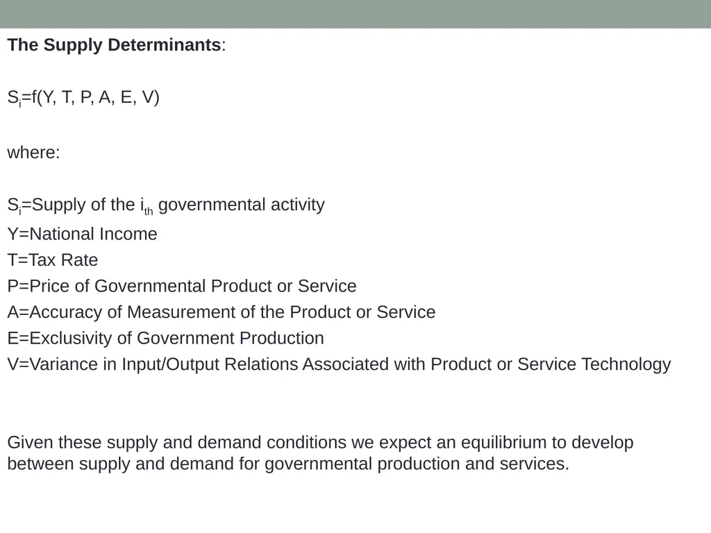 Markets Versus Governmental Allocation Normative - slide 18 of 28