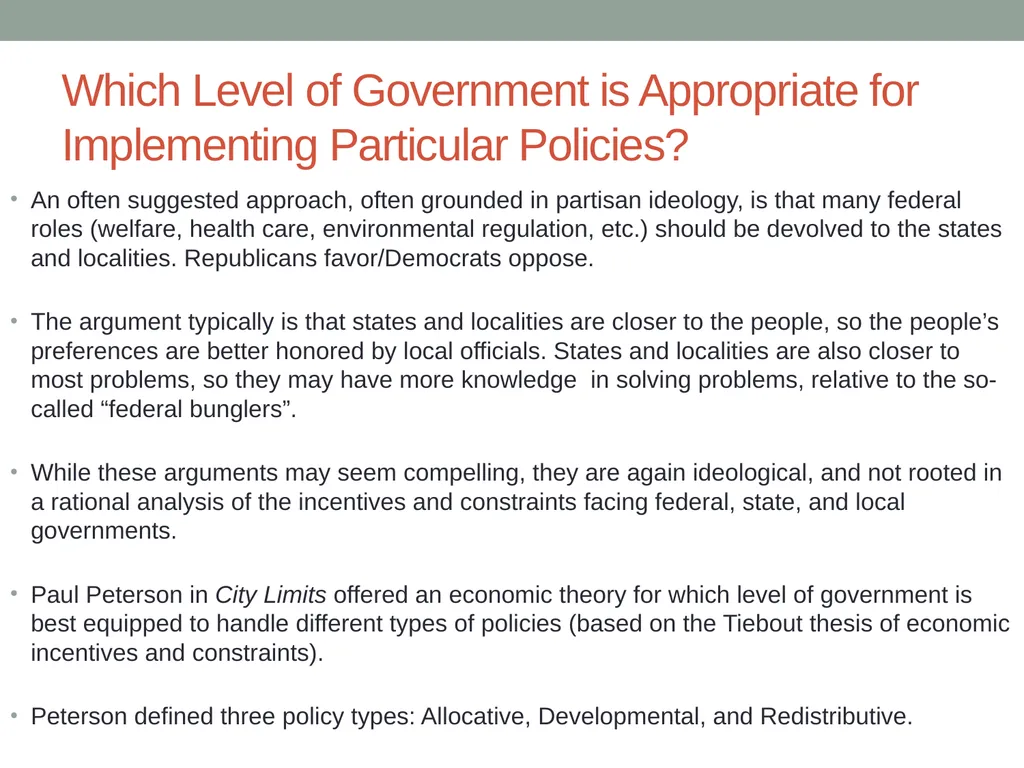 Markets Versus Governmental Allocation Normative - slide 8 of 28