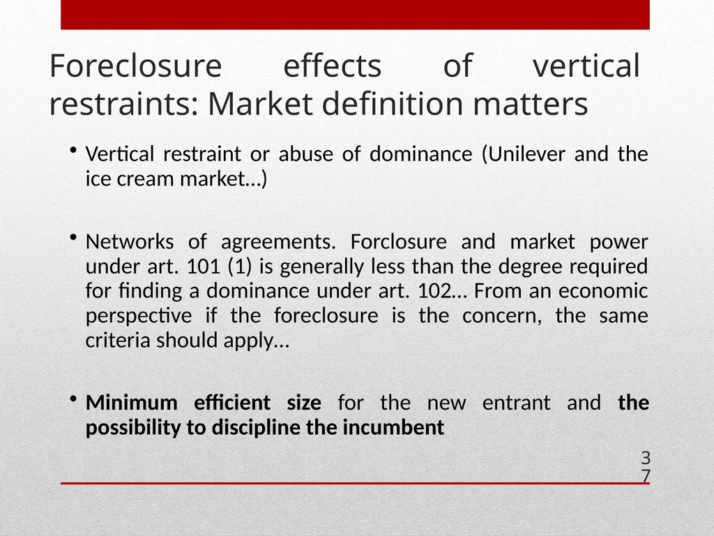 ECONOMICS OF COLLUSION Cartels , collusion and - slide 37 of 40