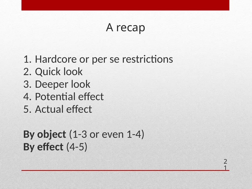 ECONOMICS OF COLLUSION Cartels , collusion and - slide 21 of 40