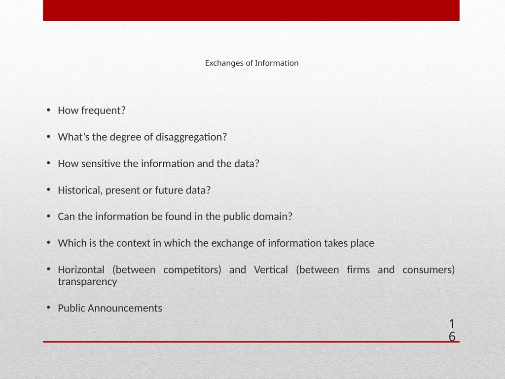 ECONOMICS OF COLLUSION Cartels , collusion and - slide 16 of 40