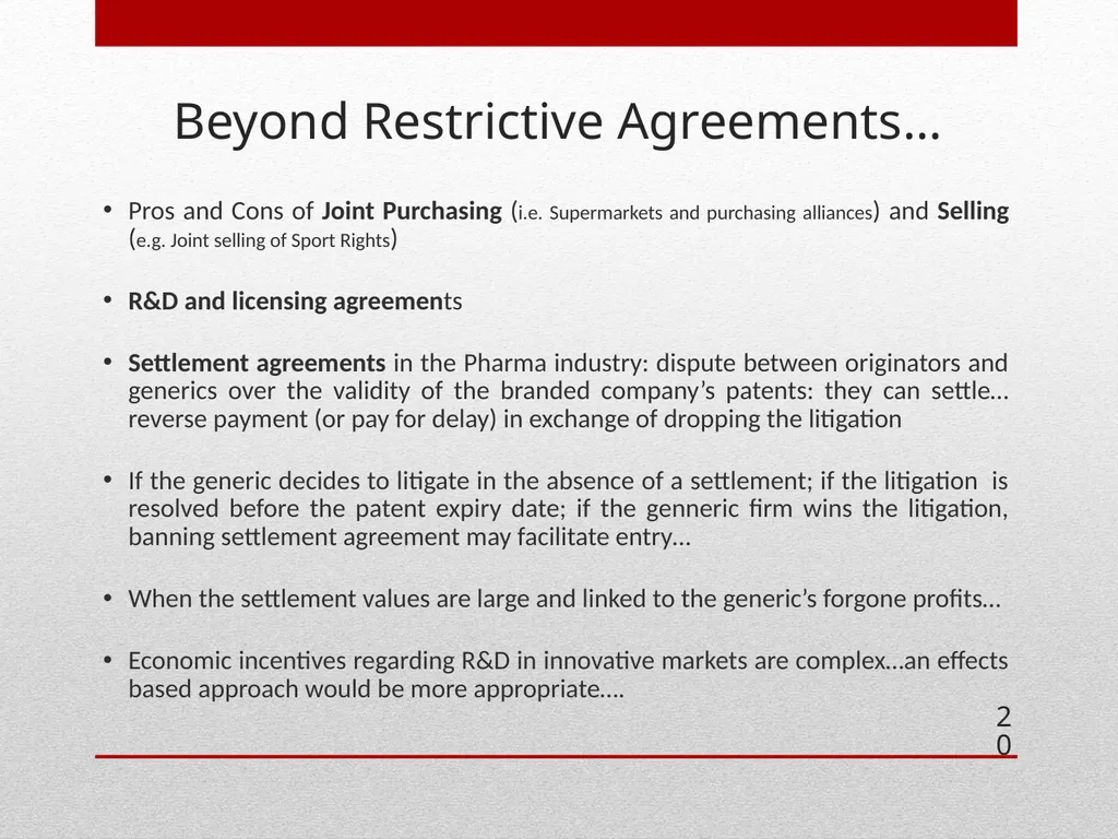 ECONOMICS OF COLLUSION Cartels , collusion and - slide 20 of 40