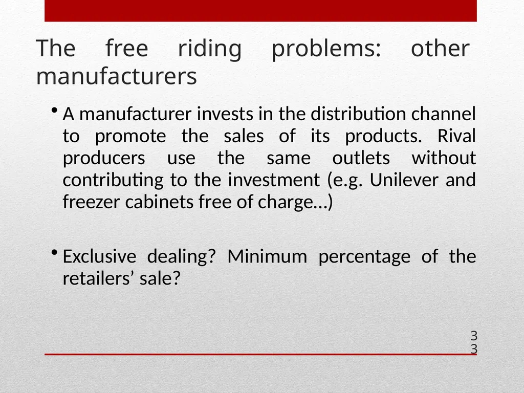 ECONOMICS OF COLLUSION Cartels , collusion and - slide 33 of 40