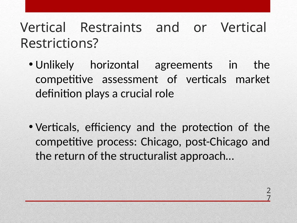 ECONOMICS OF COLLUSION Cartels , collusion and - slide 27 of 40