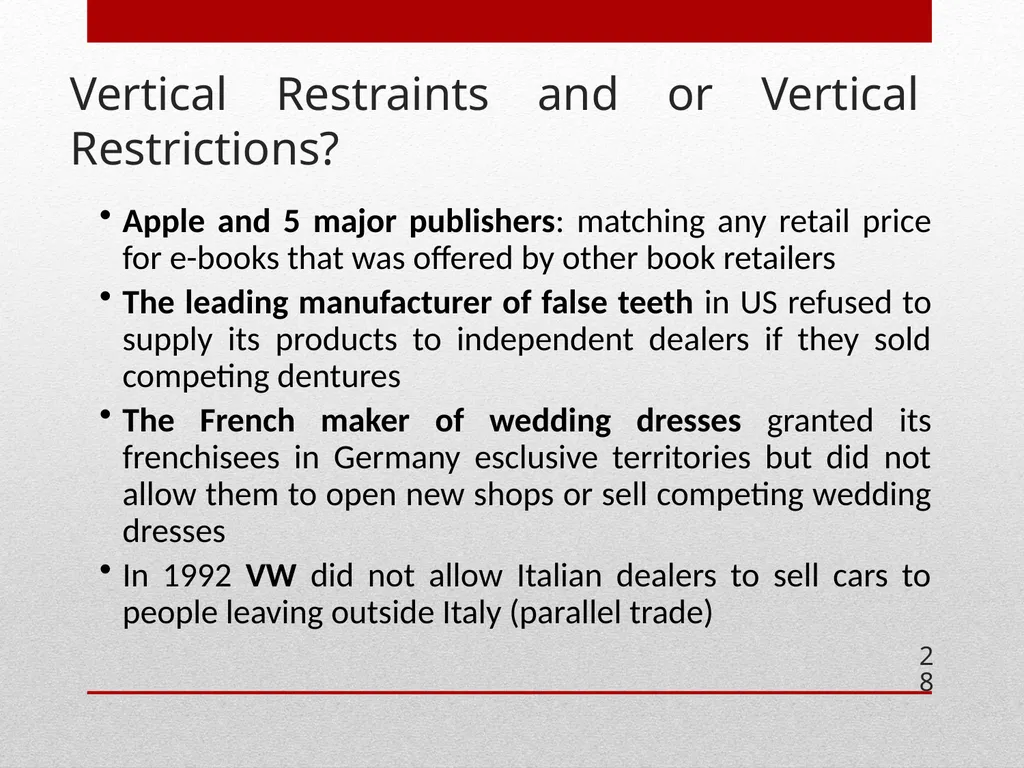 ECONOMICS OF COLLUSION Cartels , collusion and - slide 28 of 40