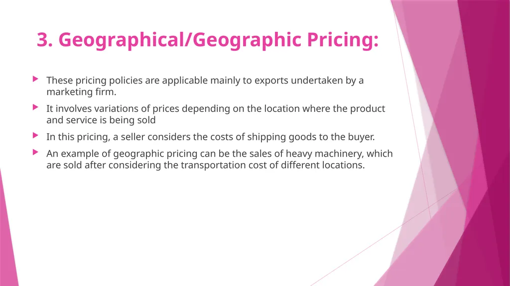 Unit II PRICING CONCEPT & MEANING OF PRICING The - slide 32 of 39