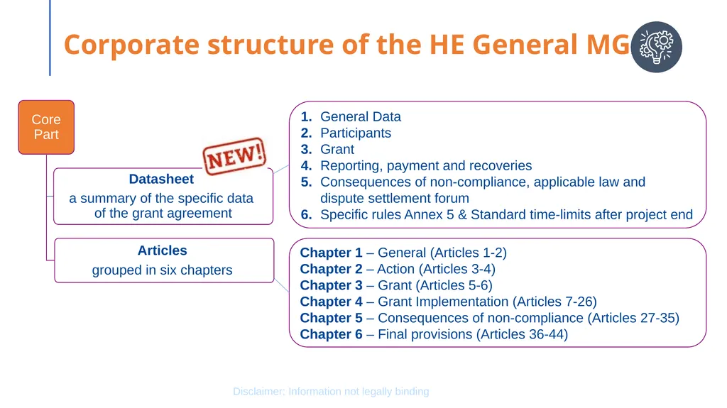Coordinators’ Day Grant Agreement Preparation - slide 9 of 30