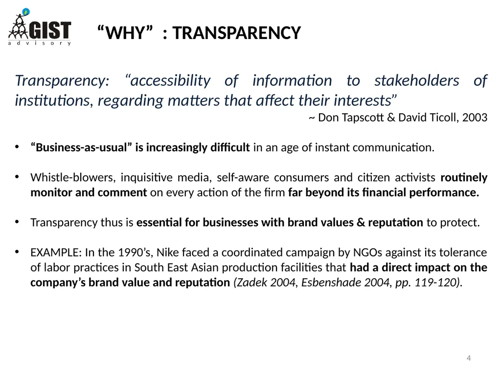 INTEGRATED / STAKEHOLDER REPORTING: WHAT, WHY, HOW - slide 4 of 28