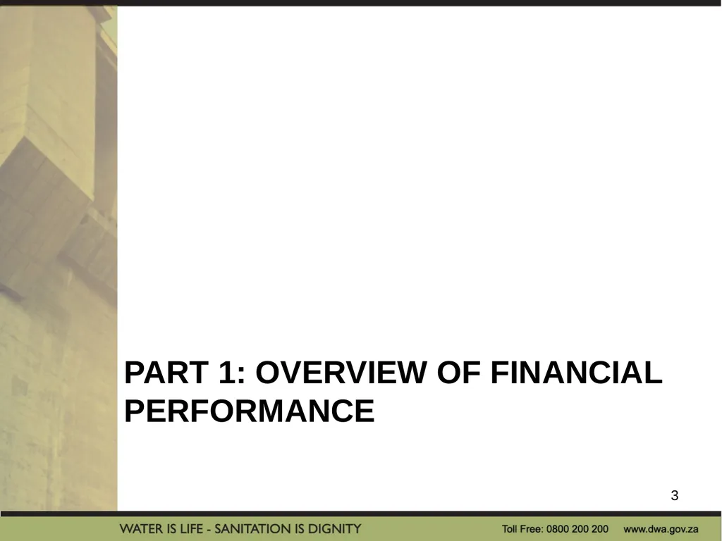 PRESENTATION TITLE Presented by: Name Surname - slide 3 of 32