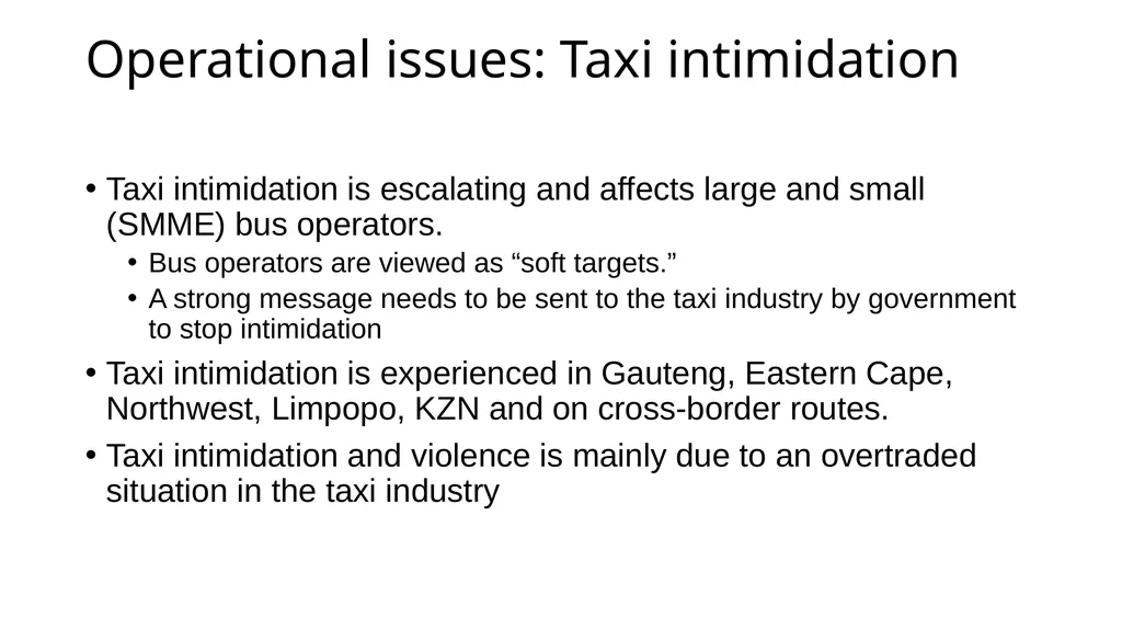SABOA Presentation to the Parliamentary Portfolio - slide 47 of 50
