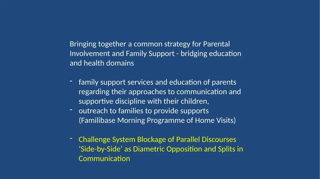 Community Outreach and Systems Change Research for - slide 30 of 40