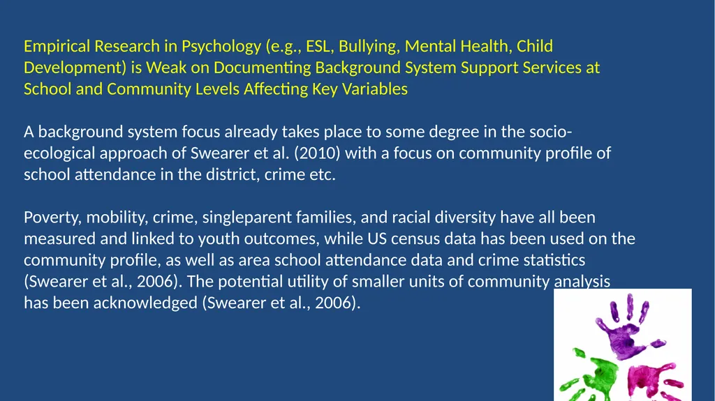 Community Outreach and Systems Change Research for - slide 8 of 40