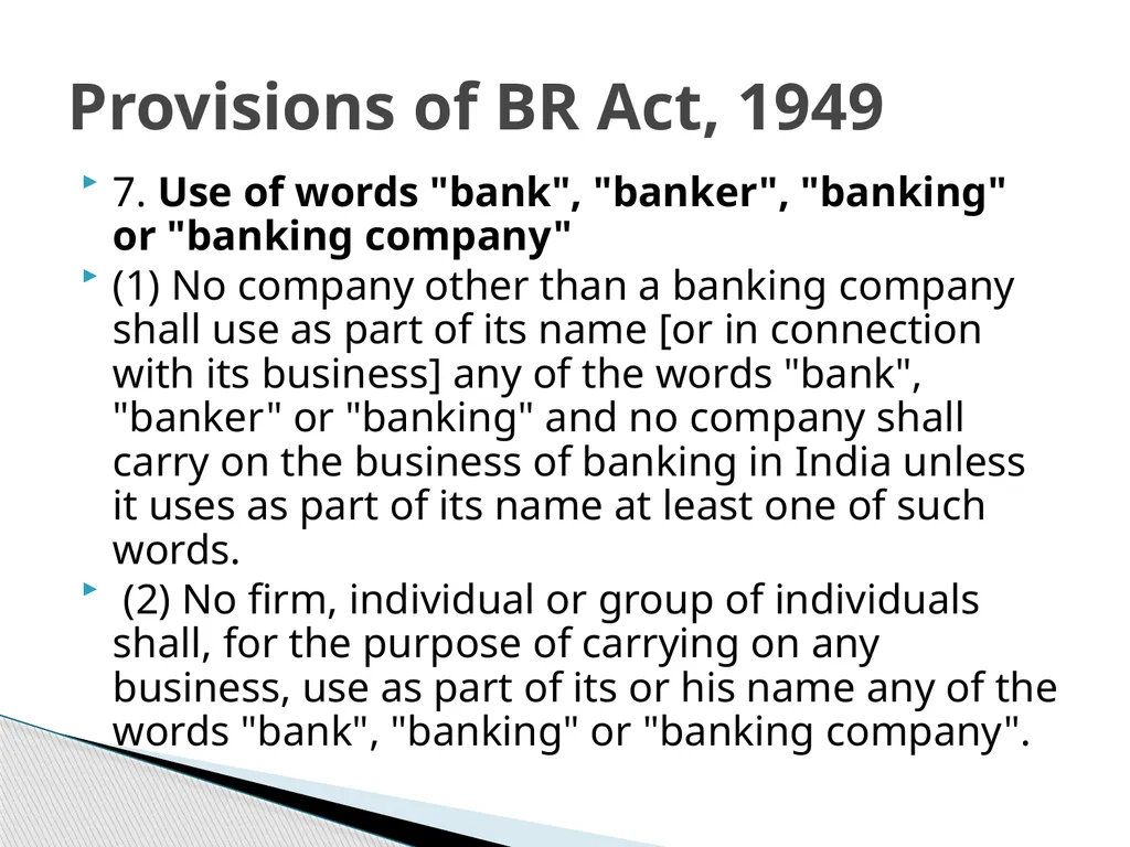 Banking Law- Anusha M Virupannavar Assistant - slide 78 of 194