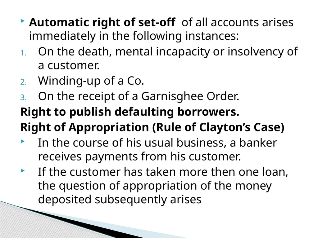Banking Law- Anusha M Virupannavar Assistant - slide 171 of 194