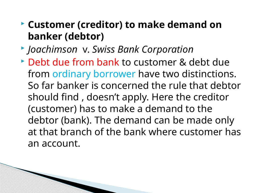 Banking Law- Anusha M Virupannavar Assistant - slide 104 of 194