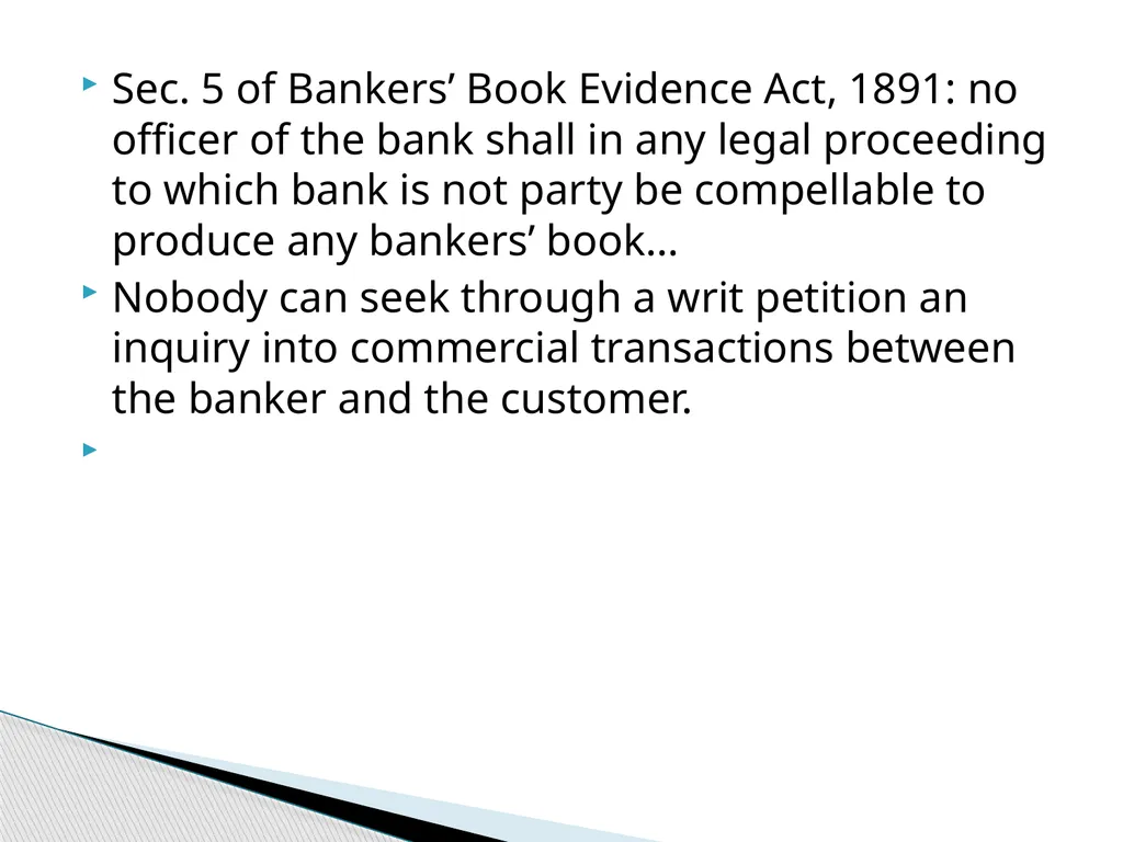 Banking Law- Anusha M Virupannavar Assistant - slide 111 of 194