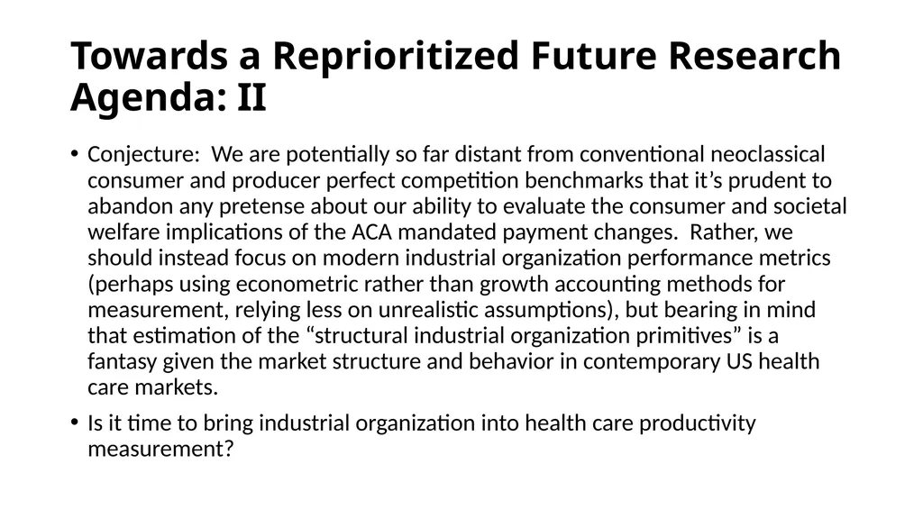 Comments on Louise Sheiner, “The ACA Provider Cuts - slide 10 of 12