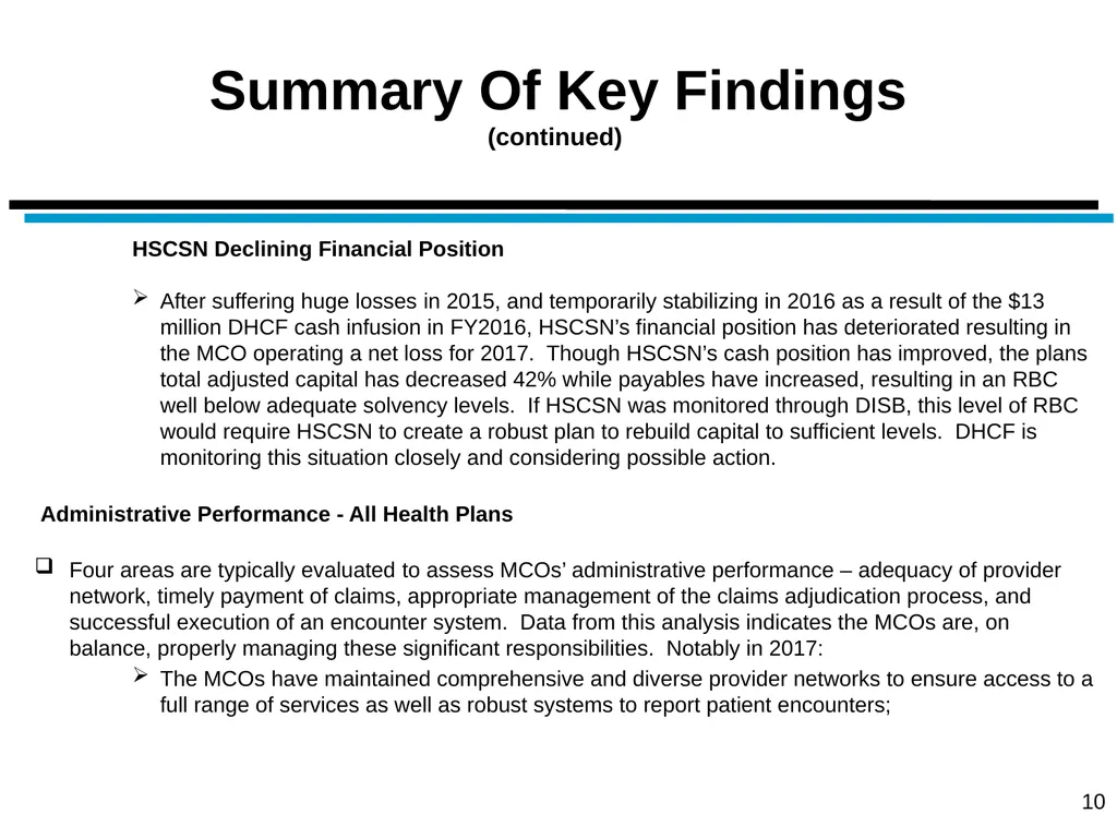District of Columbia’s Managed Care Annual - slide 10 of 76