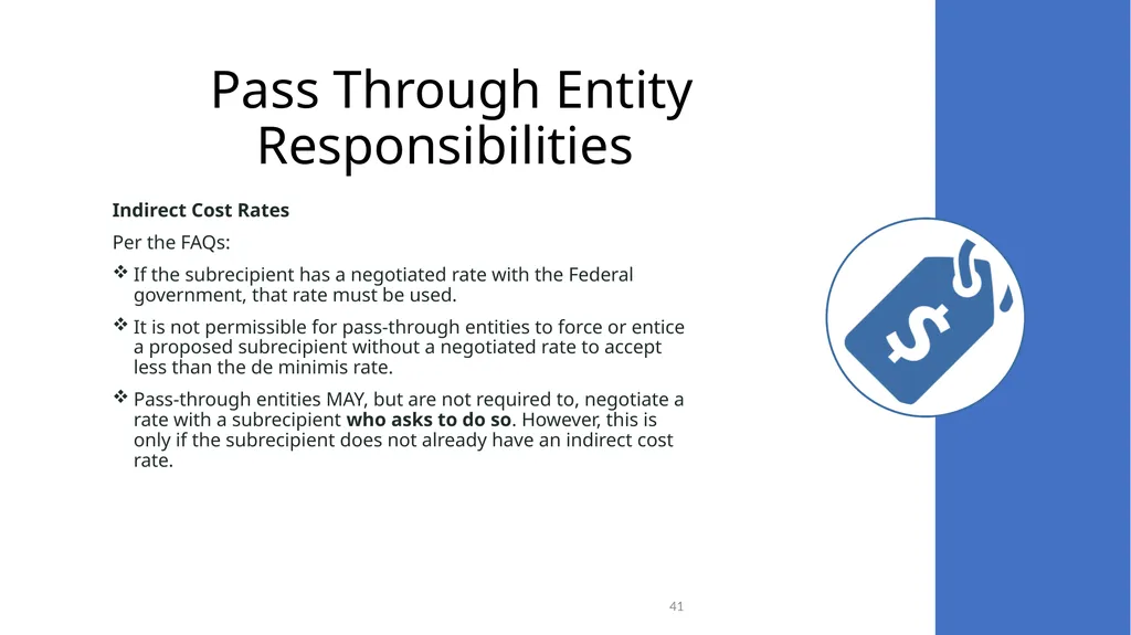Federal Grant Reporting 101 & Lessons Learned - slide 41 of 48