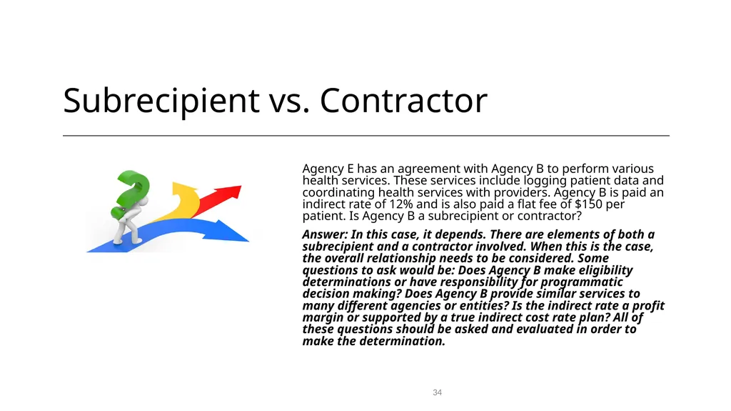 Federal Grant Reporting 101 & Lessons Learned - slide 34 of 48