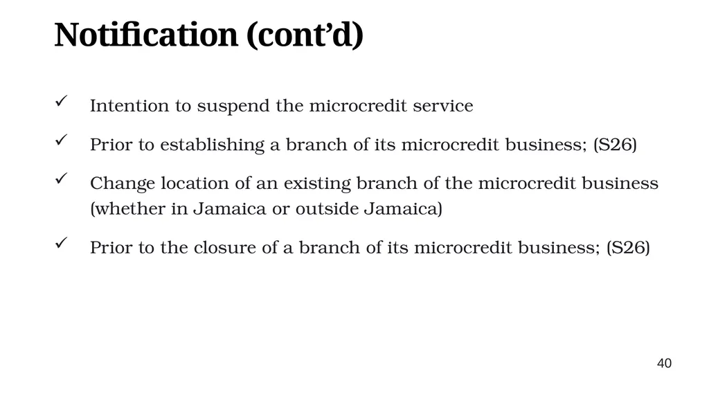 MICROCREDIT INFORMATION SESSION Understanding The - slide 38 of 51