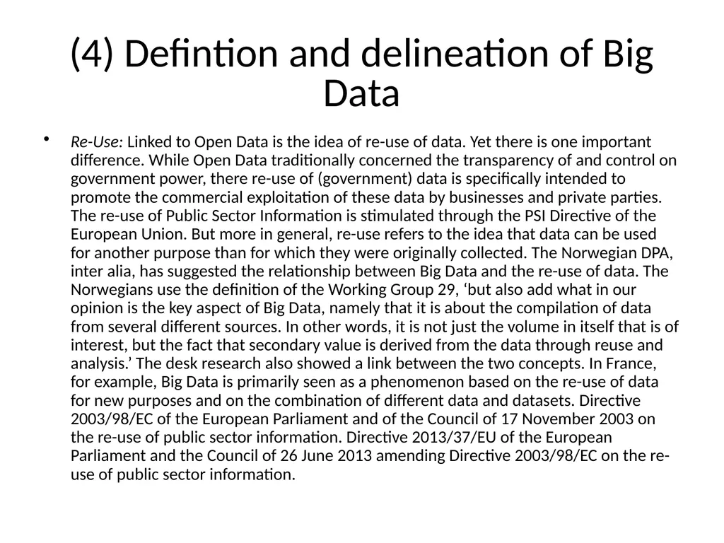 Big Data and privacy Bart van der Sloot Tilburg - slide 13 of 60