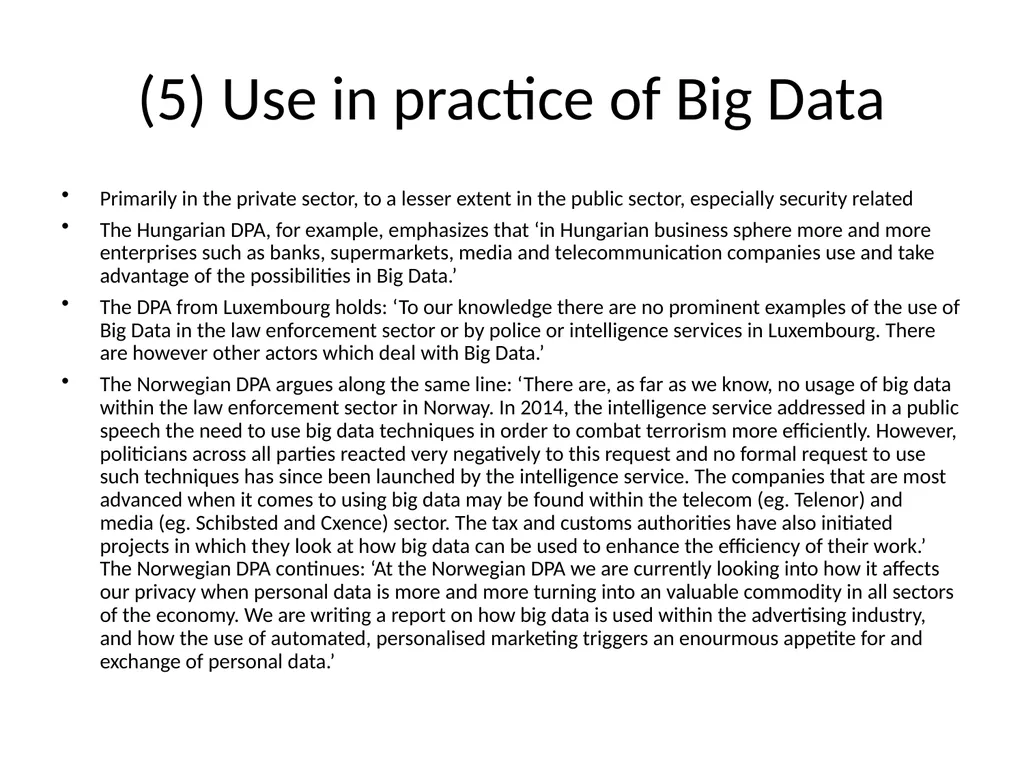 Big Data and privacy Bart van der Sloot Tilburg - slide 21 of 60
