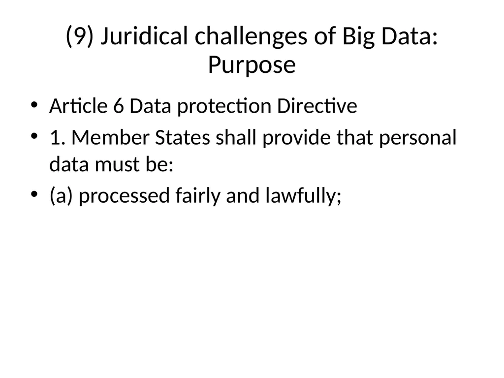 Big Data and privacy Bart van der Sloot Tilburg - slide 33 of 60