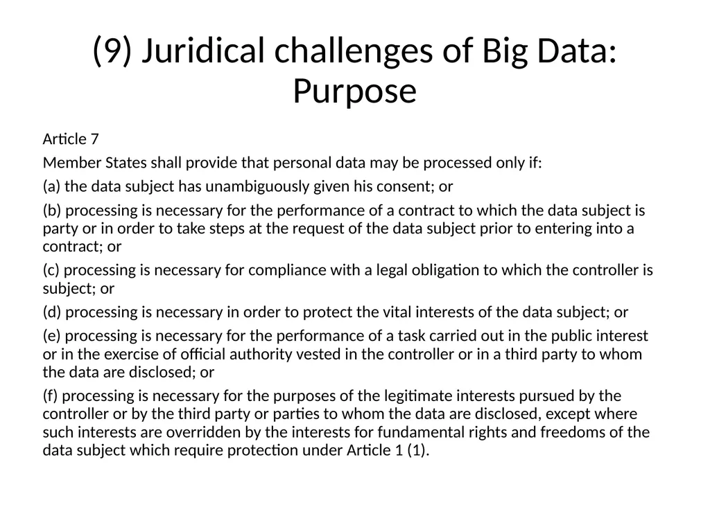 Big Data and privacy Bart van der Sloot Tilburg - slide 34 of 60
