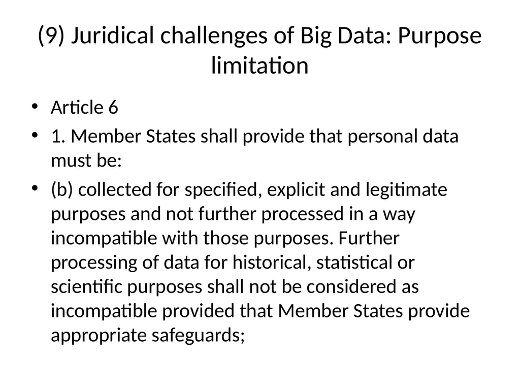 Big Data and privacy Bart van der Sloot Tilburg - slide 36 of 60