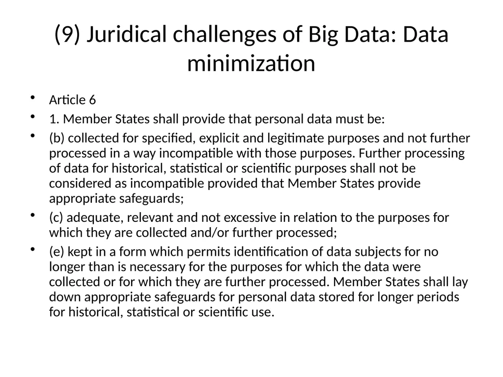 Big Data and privacy Bart van der Sloot Tilburg - slide 38 of 60