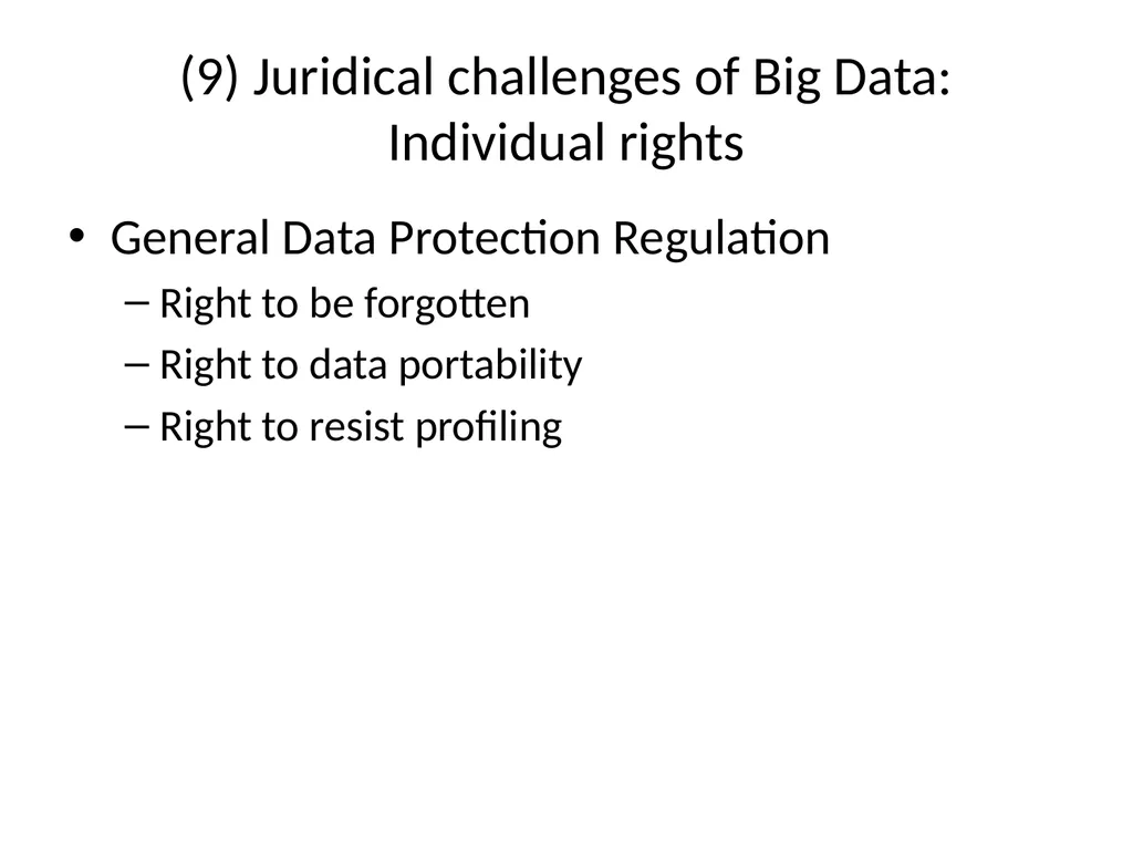 Big Data and privacy Bart van der Sloot Tilburg - slide 51 of 60